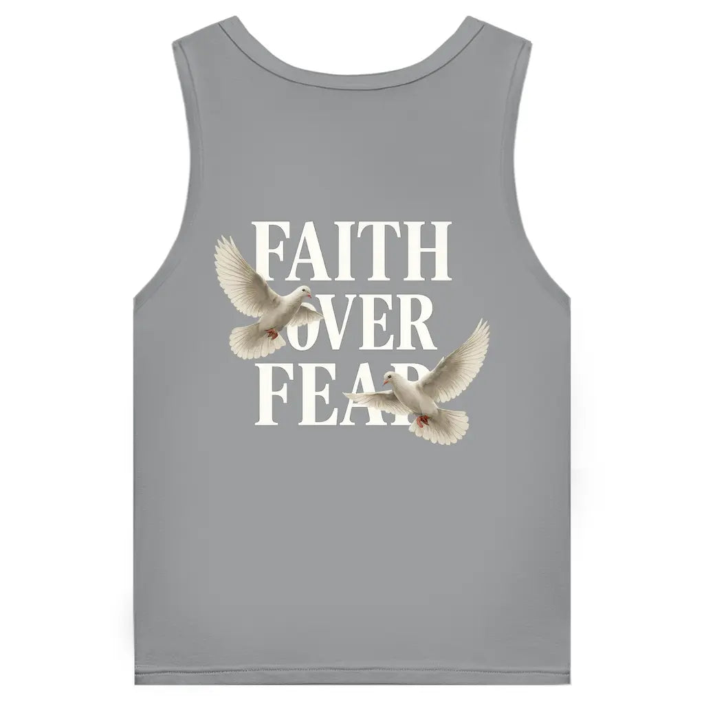 Faith Over Fear – Herren Performance Tank Top Printegy