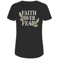 Faith Over Fear Damen Premium Bio T-Shirt Printegy