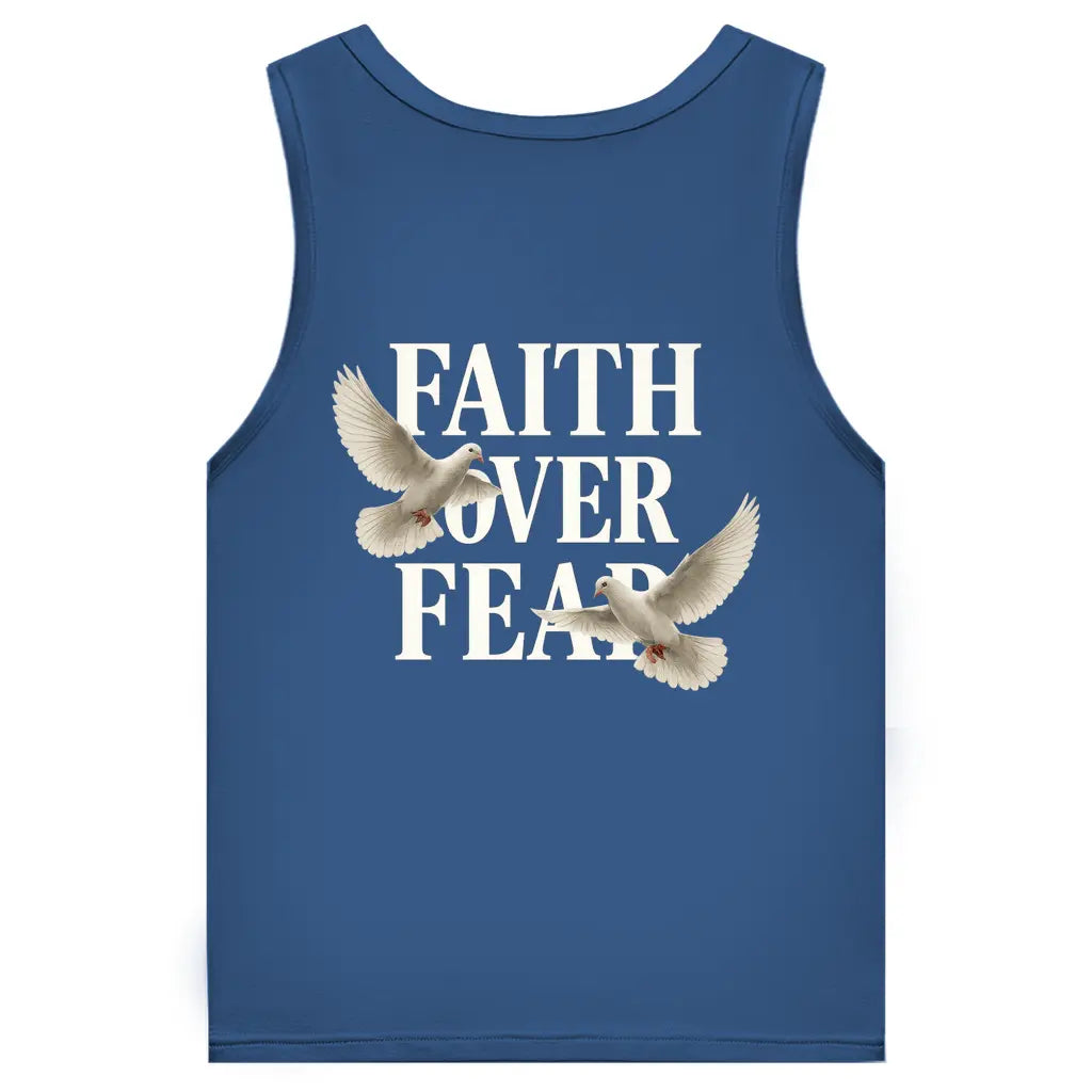 Faith Over Fear – Herren Performance Tank Top Printegy